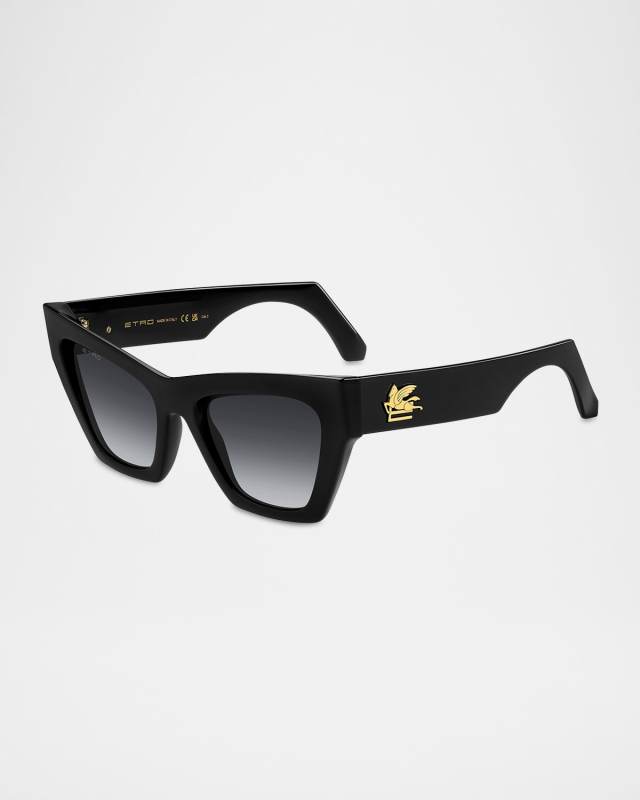 Screen Logo-Plaque Square Sunglasses